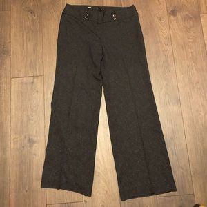 NWOT charcoal tweed pants